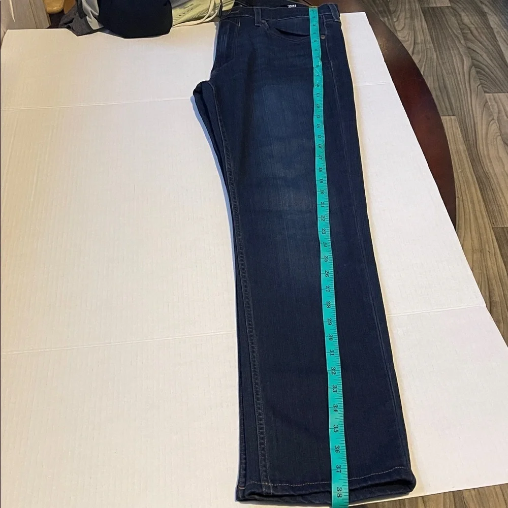 PAIGE Dark Blue Straight Jeans